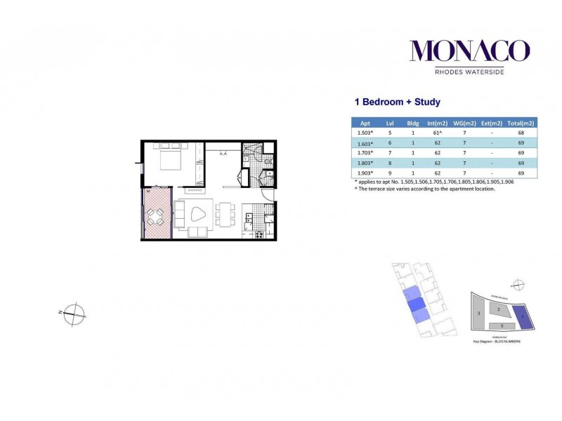 905/7 Gauthorpe Street, Rhodes NSW 2138 Floorplan