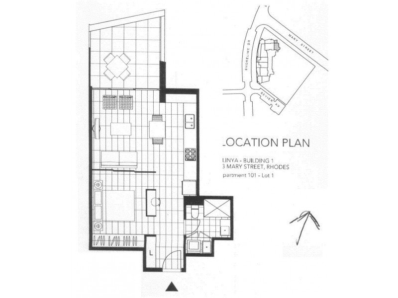 101/13 Mary St, Rhodes NSW 2138 Floorplan