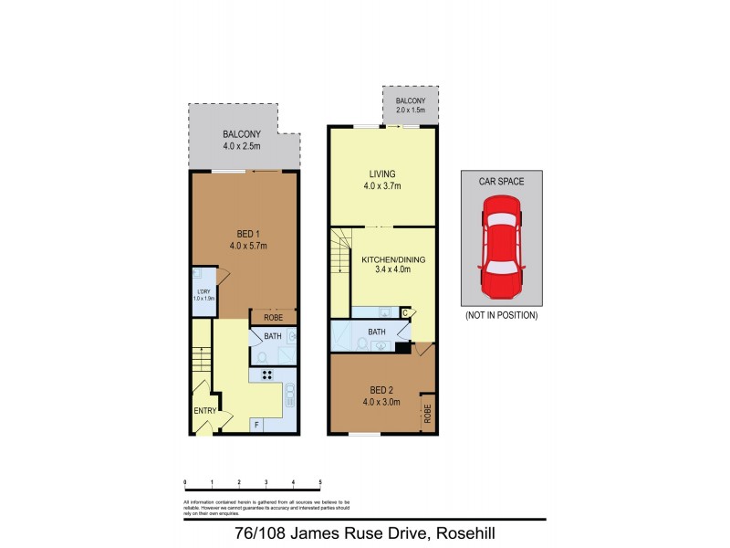 76/108 James Ruse Drive, Rosehill NSW 2142 Floorplan