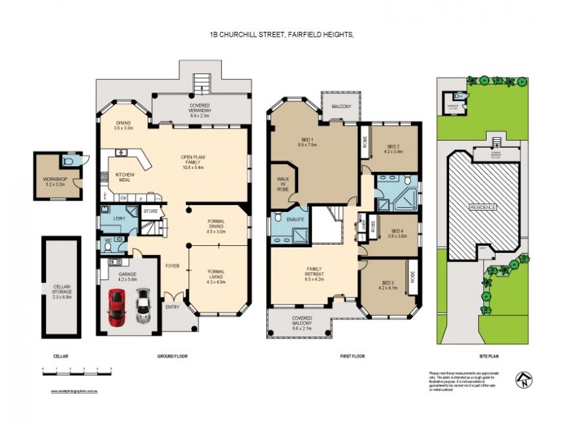 1B Churchill Street, Fairfield NSW 2165 Floorplan