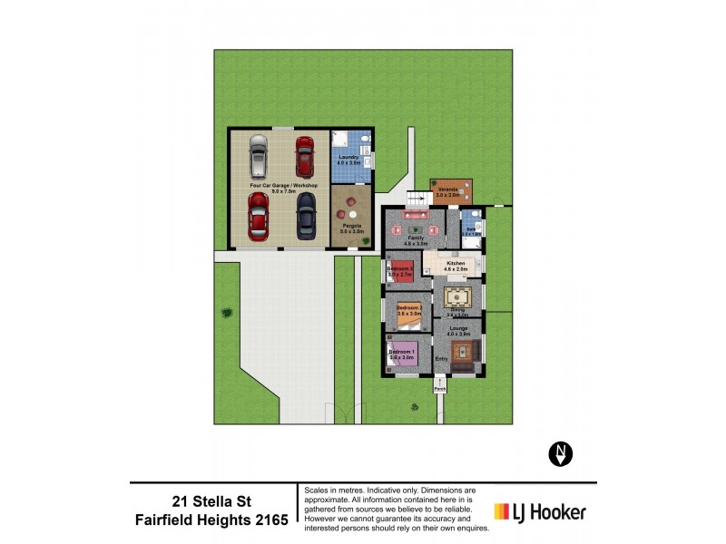 21 Stella Street, Fairfield Heights NSW 2165 Floorplan
