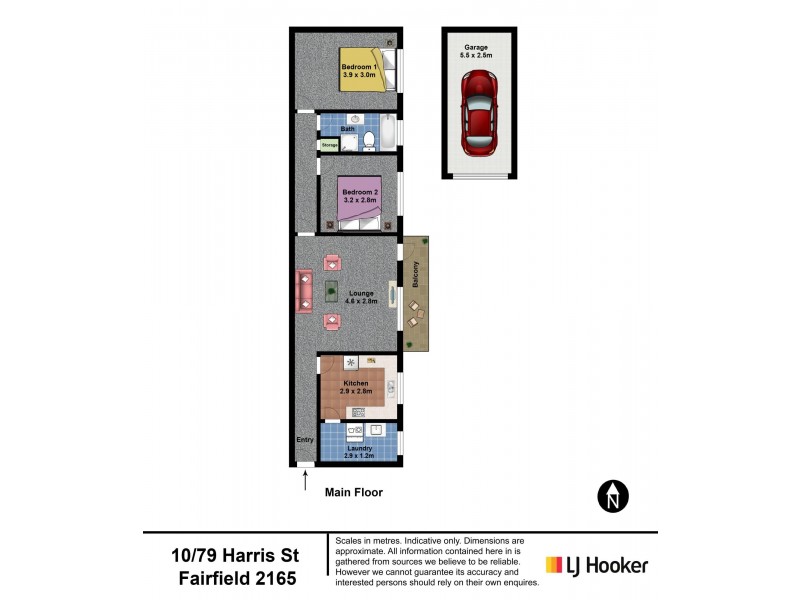 10/79 Harris Street, Fairfield NSW 2165 Floorplan