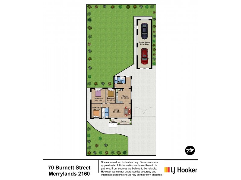 70 Burnett Street, Merrylands NSW 2160 Floorplan