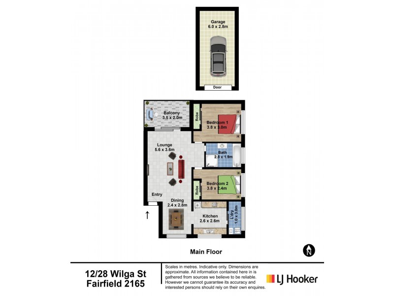 12/28-32 Wilga Street, Fairfield NSW 2165 Floorplan