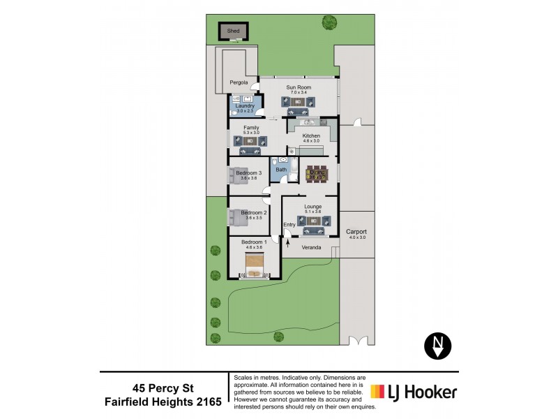 45 Percy Street, Fairfield Heights NSW 2165 Floorplan