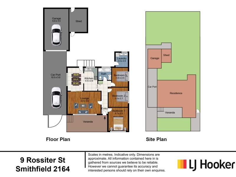 9 Rossiter Street, Smithfield NSW 2164 Floorplan