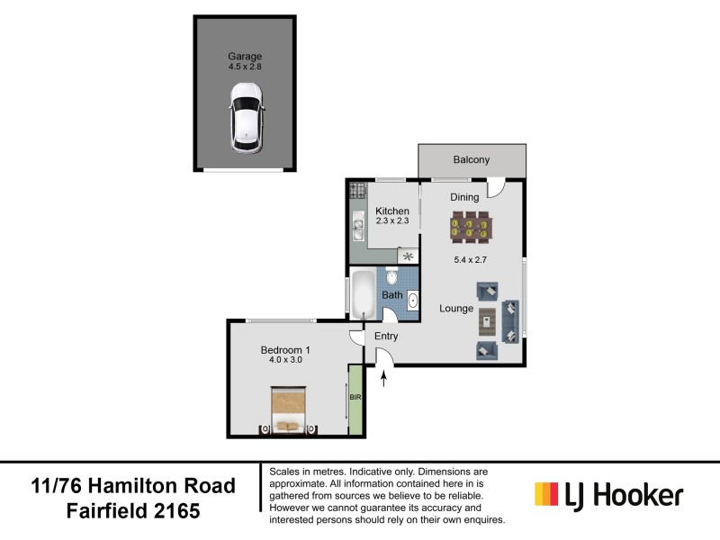 11/76 Hamilton Road, Fairfield NSW 2165 Floorplan