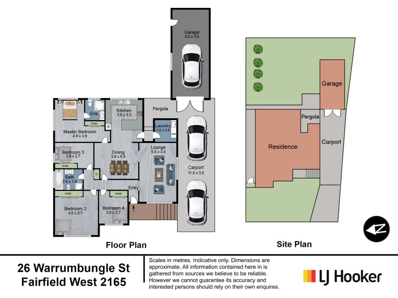 26 Warrumbungle Street, Fairfield West NSW 2165 Floorplan