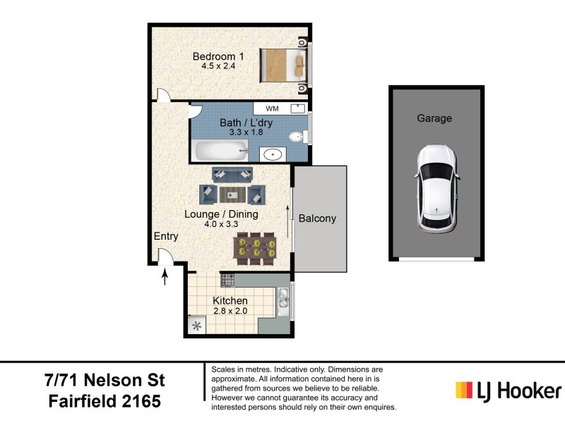 7/71 Nelson Street, Fairfield NSW 2165 Floorplan