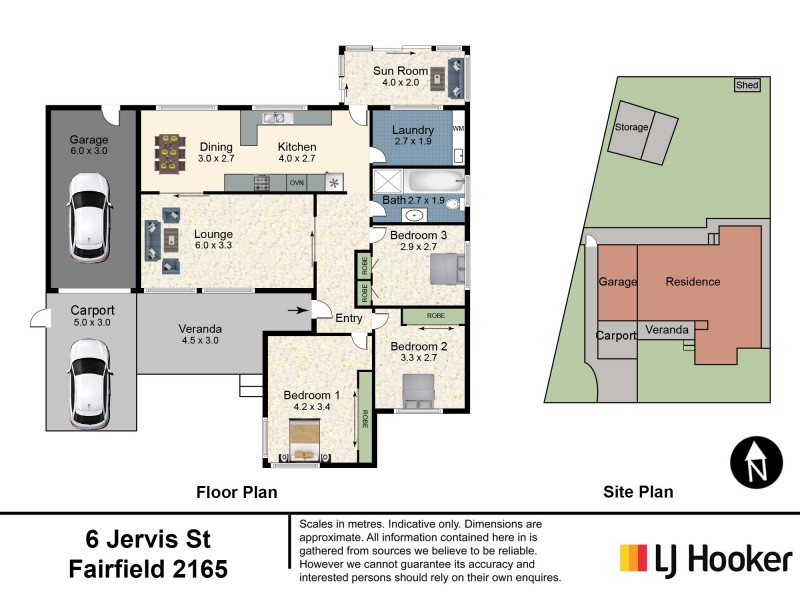 6 Jervis Street, Fairfield NSW 2165 Floorplan