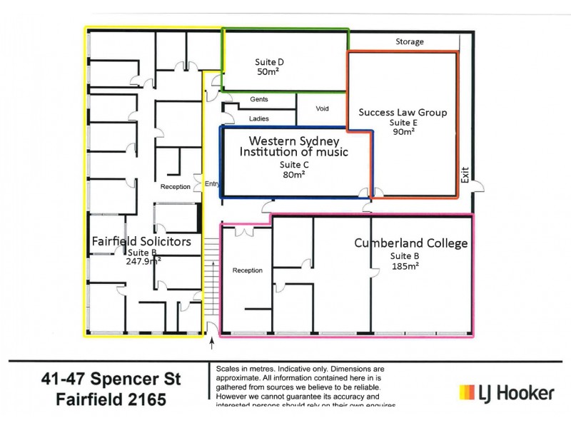 1st Floor Spencer Street, Fairfield NSW 2165 Floorplan