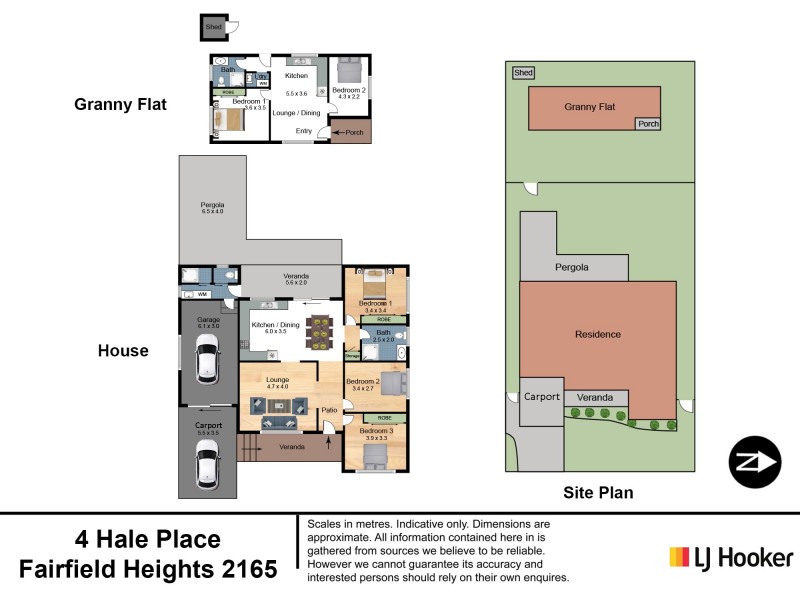 4 Hale Place, Fairfield Heights NSW 2165 Floorplan