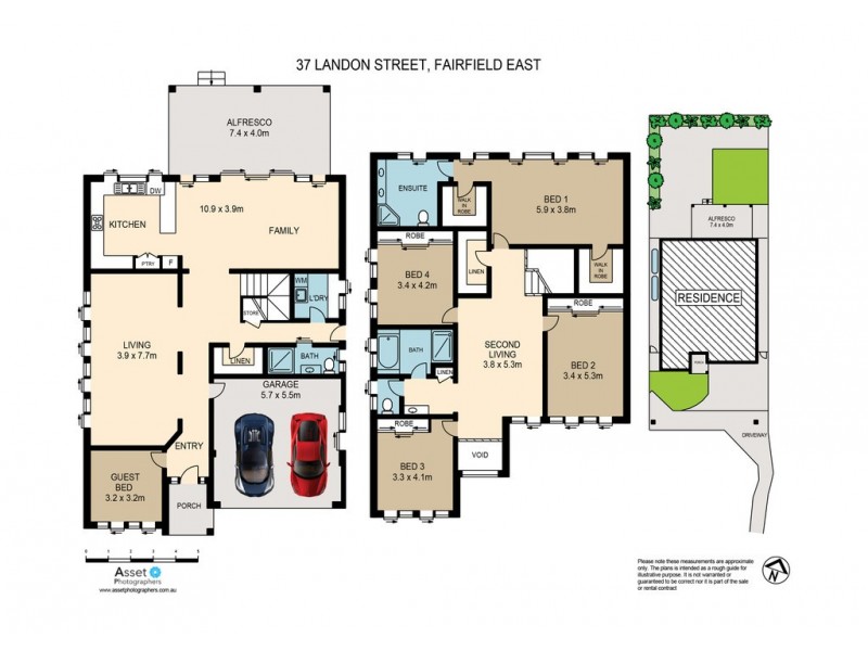 37 Landon Street, Fairfield East NSW 2165 Floorplan
