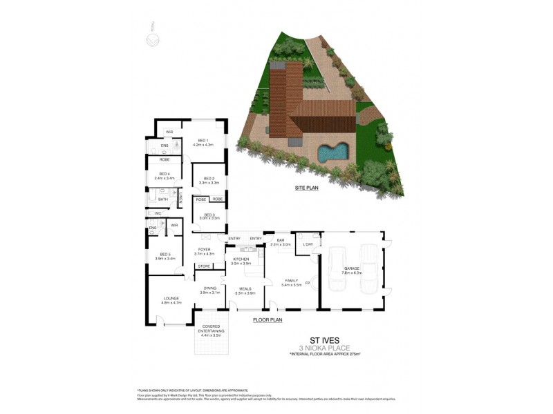 3 Nioka Place, St Ives NSW 2075 Floorplan