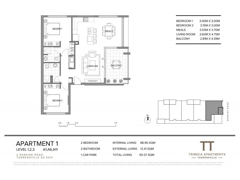 6/2 Rankine Road, Torrensville SA 5031 Floorplan