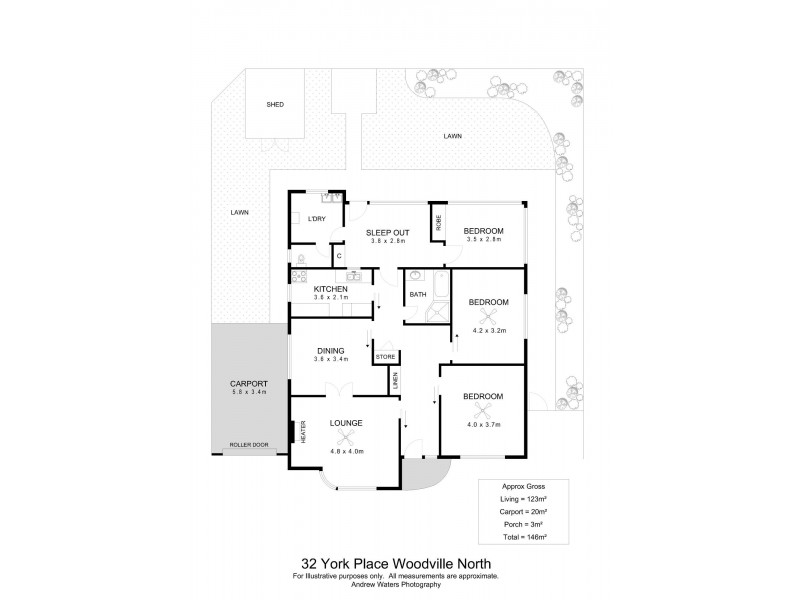 32 York Place, Woodville North SA 5012 Floorplan