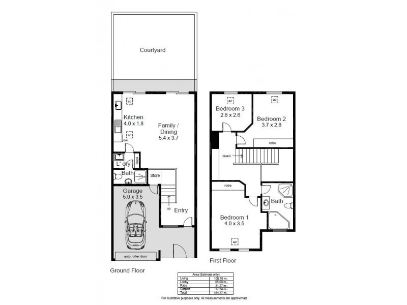 15/2a First Street, Brompton SA 5007 Floorplan