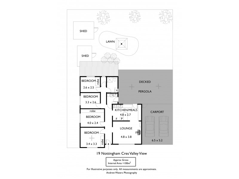 19 Nottingham Crescent, Valley View SA 5093 Floorplan