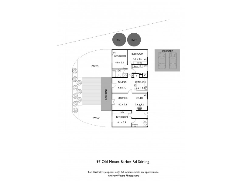 97 Old Mount Barker Road, Stirling SA 5152 Floorplan