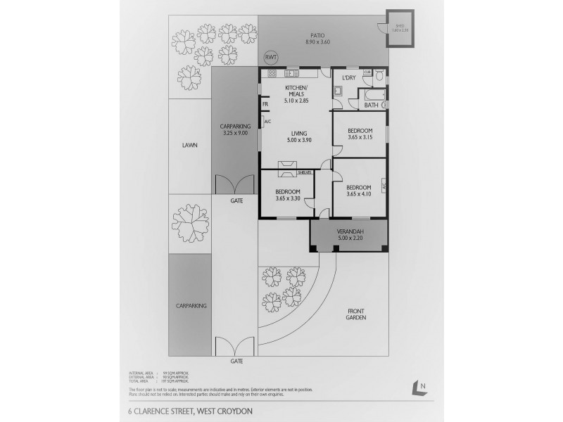 6 Clarence Street, West Croydon SA 5008 Floorplan