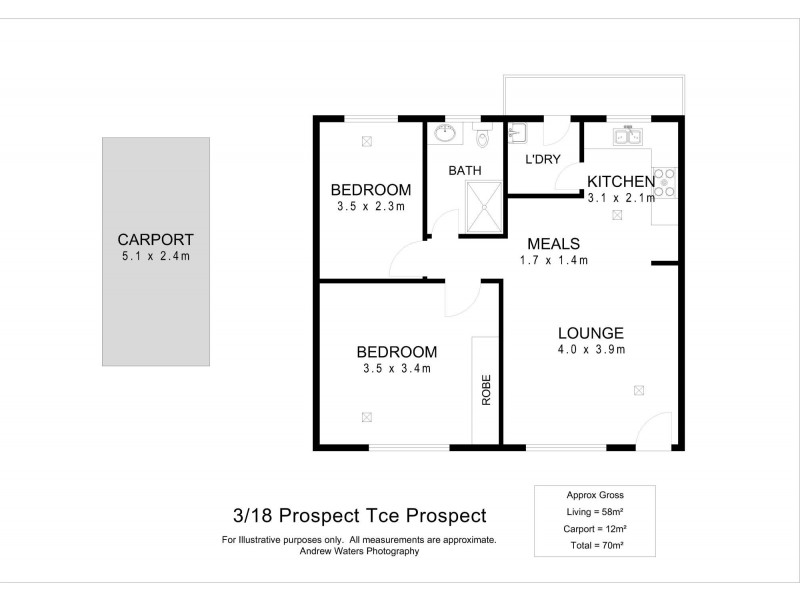 3/18 Prospect Terrace, Prospect SA 5082 Floorplan