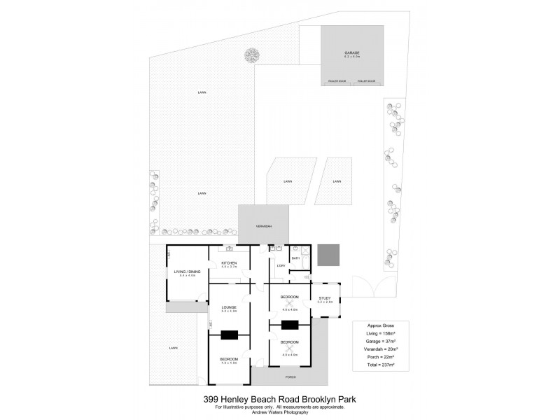 399 Henley Beach Road, Brooklyn Park SA 5032 Floorplan