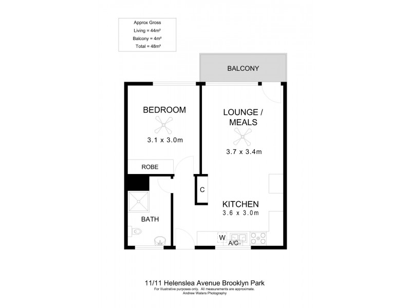 11/11 Helenslea Avenue, Brooklyn Park SA 5032 Floorplan