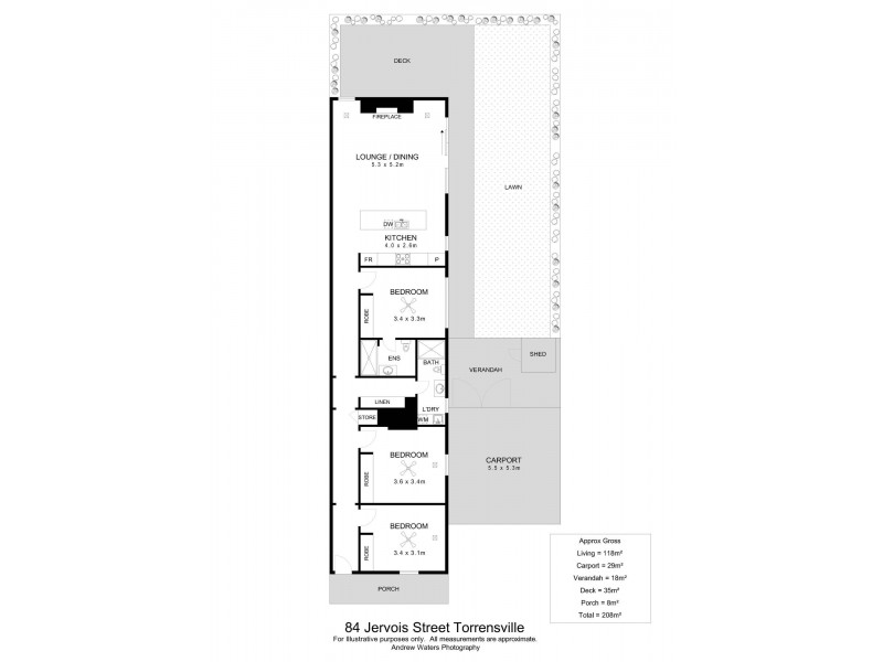 84 Jervois Street, Torrensville SA 5031 Floorplan