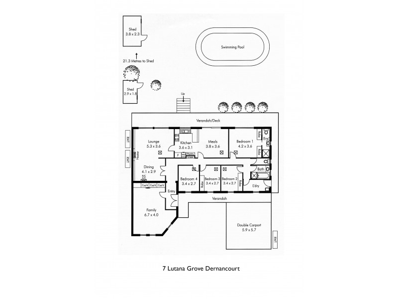 7 Lutana Grove, Dernancourt SA 5075 Floorplan