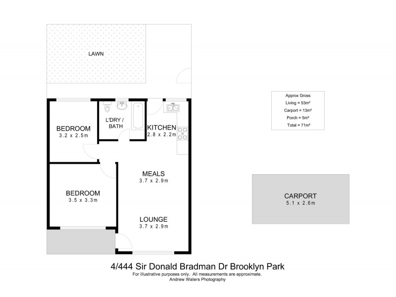 4/444 Sir Donald Bradman Drive, Brooklyn Park SA 5032 Floorplan