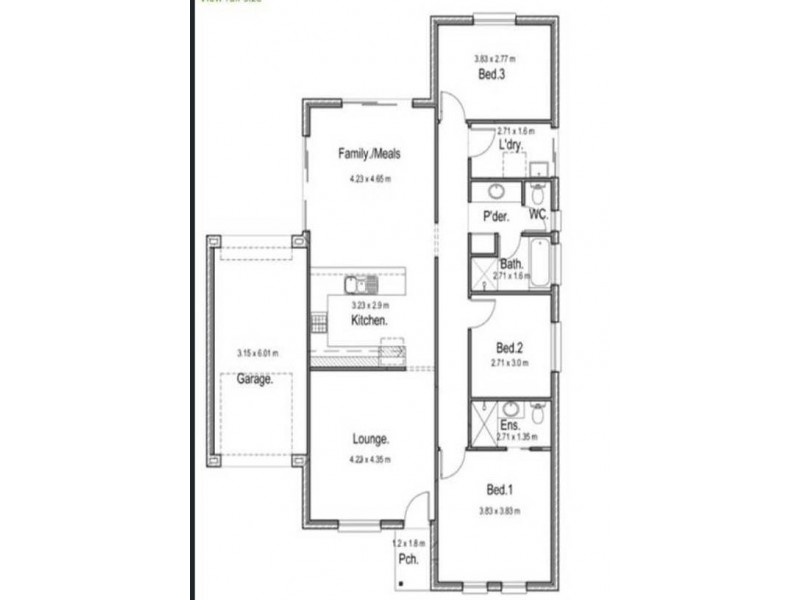 44 Chestnut Drive, Parafield Gardens SA 5107 Floorplan