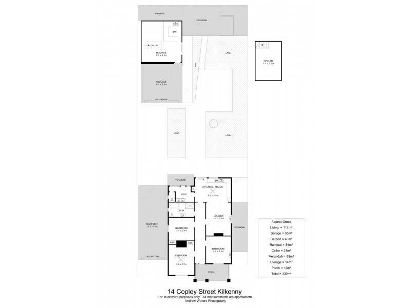14 Copley Street, Kilkenny SA 5009 Floorplan
