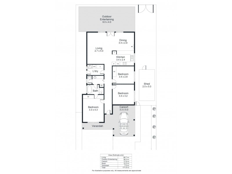 7 Marles Court, Brooklyn Park SA 5032 Floorplan