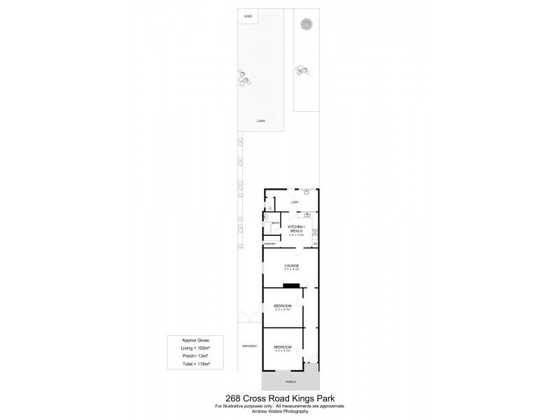 268 Cross Road, Kings Park SA 5034 Floorplan
