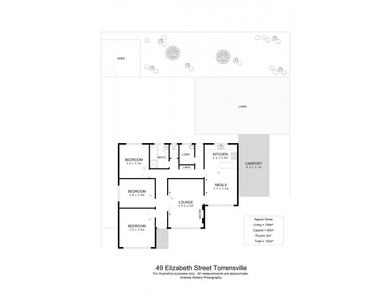 49 Elizabeth Street, Torrensville SA 5031 Floorplan