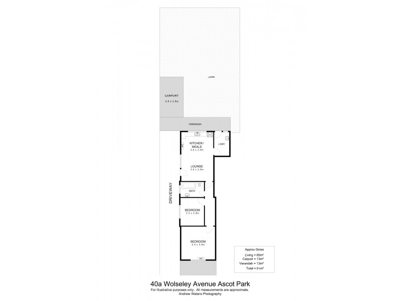 40A & 40B Wolseley Terrace, Ascot Park SA 5043 Floorplan