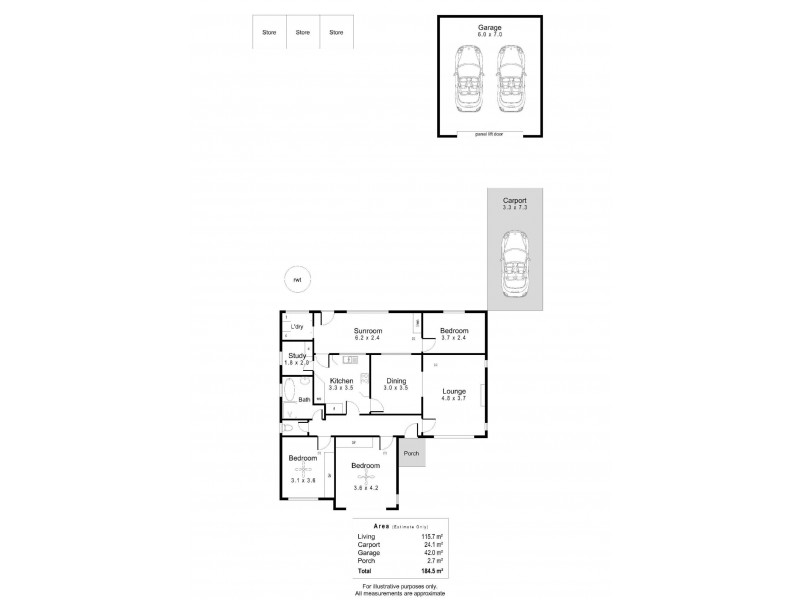 16 Honeyton Street, Seaton SA 5023 Floorplan