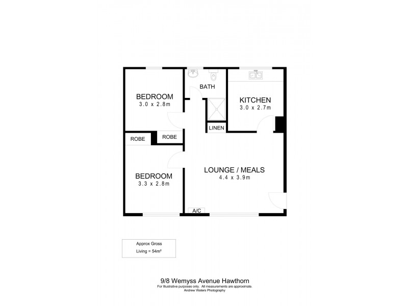 9/8 Wemyss Avenue, Hawthorn SA 5062 Floorplan