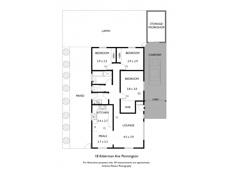 18 Alderman Avenue, Pennington SA 5013 Floorplan