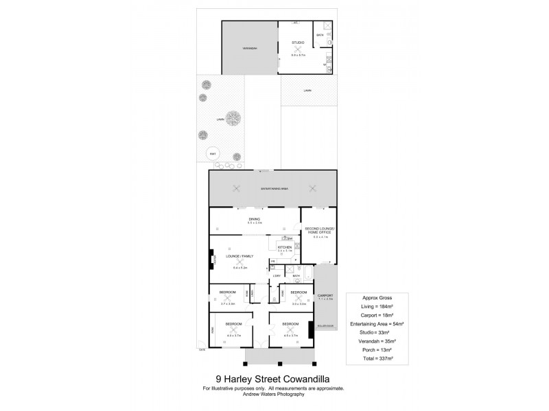 9 Harley Street, Cowandilla SA 5033 Floorplan