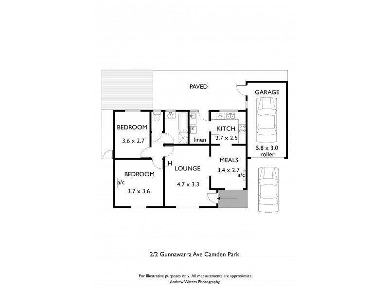 2/2 Gunnawarra Avenue, Camden Park SA 5038 Floorplan