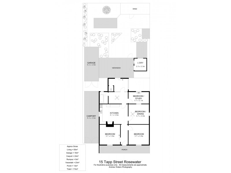 15 Tapp Street, Rosewater SA 5013 Floorplan