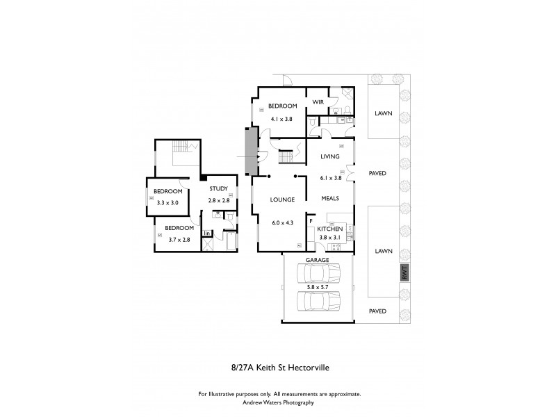 8/27A Keith Street, Hectorville SA 5073 Floorplan