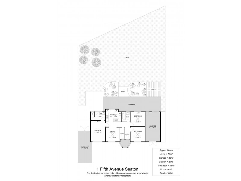 1 Fifth Avenue, Seaton SA 5023 Floorplan