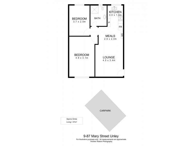 9/87 Mary Street, Unley SA 5061 Floorplan
