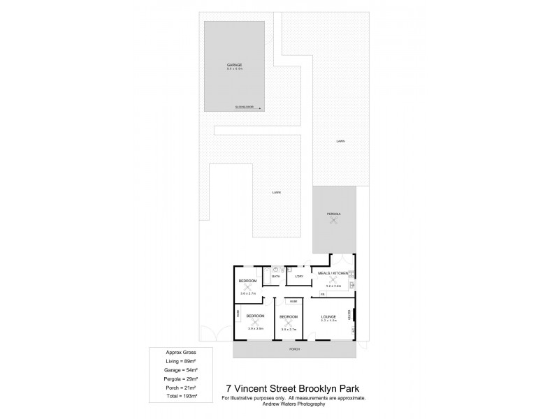 7 Vincent Street, Brooklyn Park SA 5032 Floorplan
