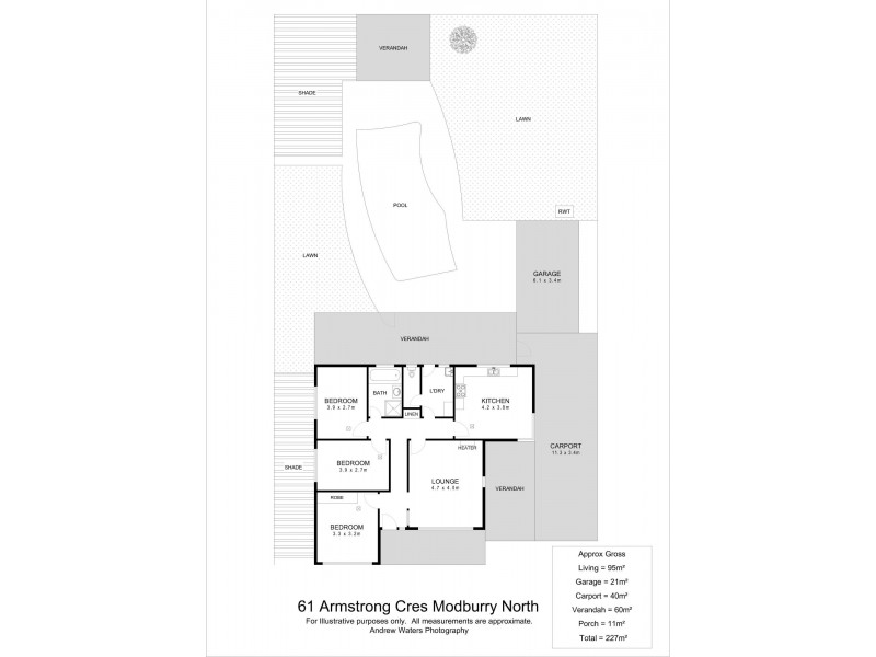 61 Armstrong Crescent, Modbury North SA 5092 Floorplan