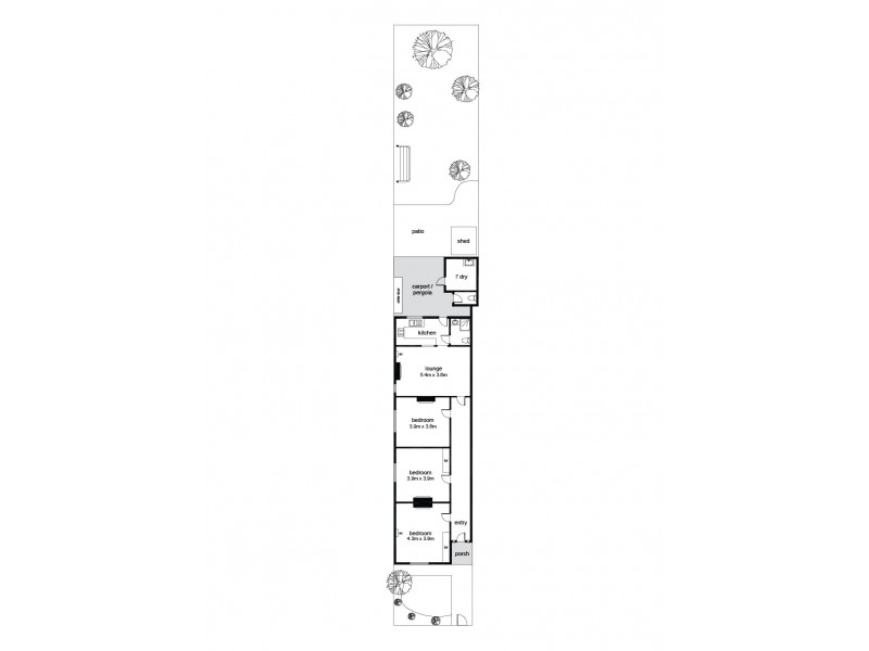 1/31 Cator Street, West Hindmarsh SA 5007 Floorplan