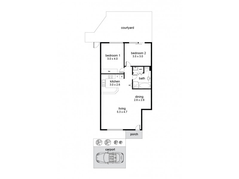 4/55 Melbourne Street, North Adelaide SA 5006 Floorplan