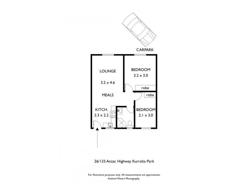 26/133 Anzac Highway, Kurralta Park SA 5037 Floorplan